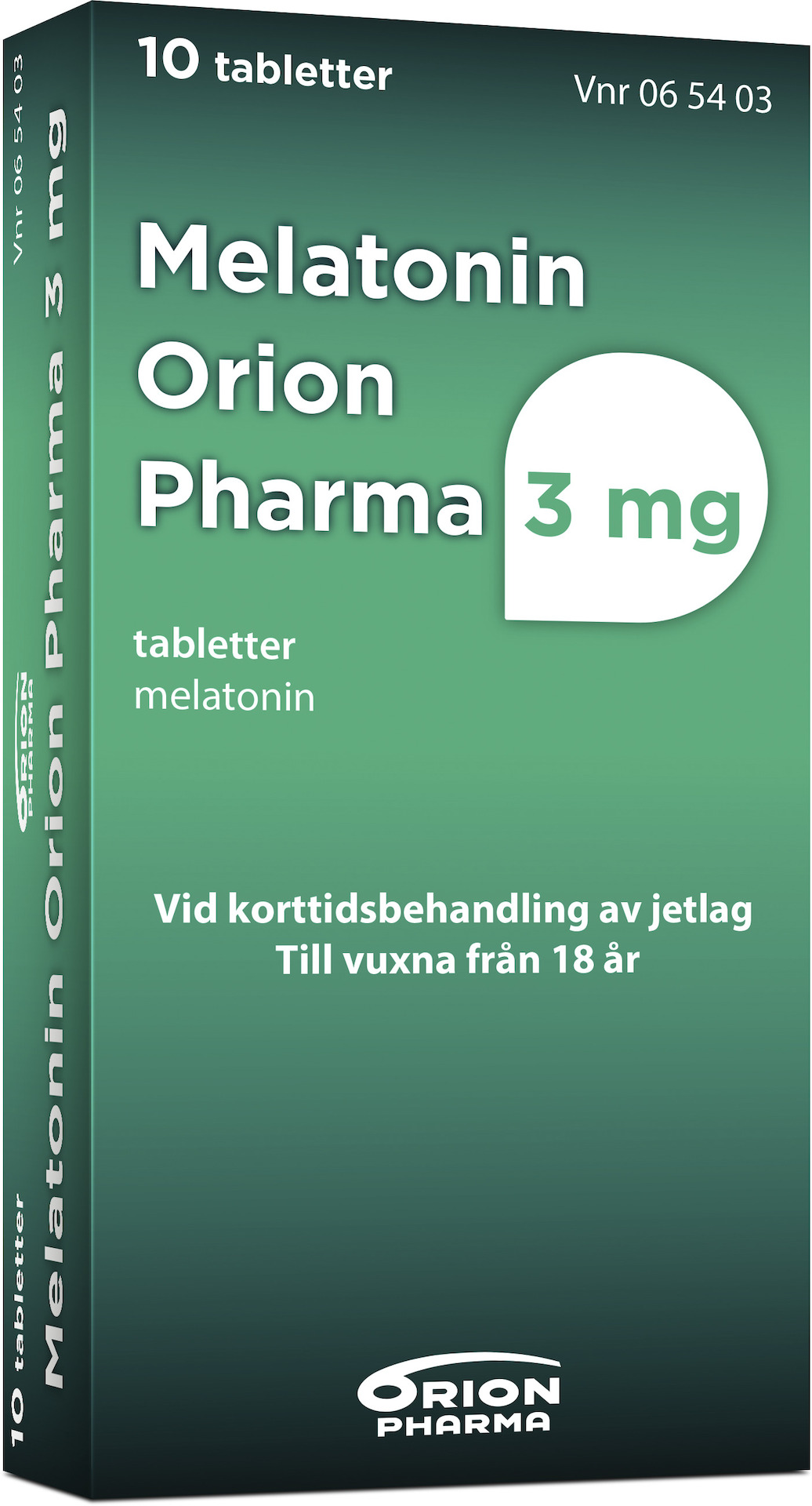 Melatonin Orion Pharma Tablett 3mg Blister, 10 tabletter