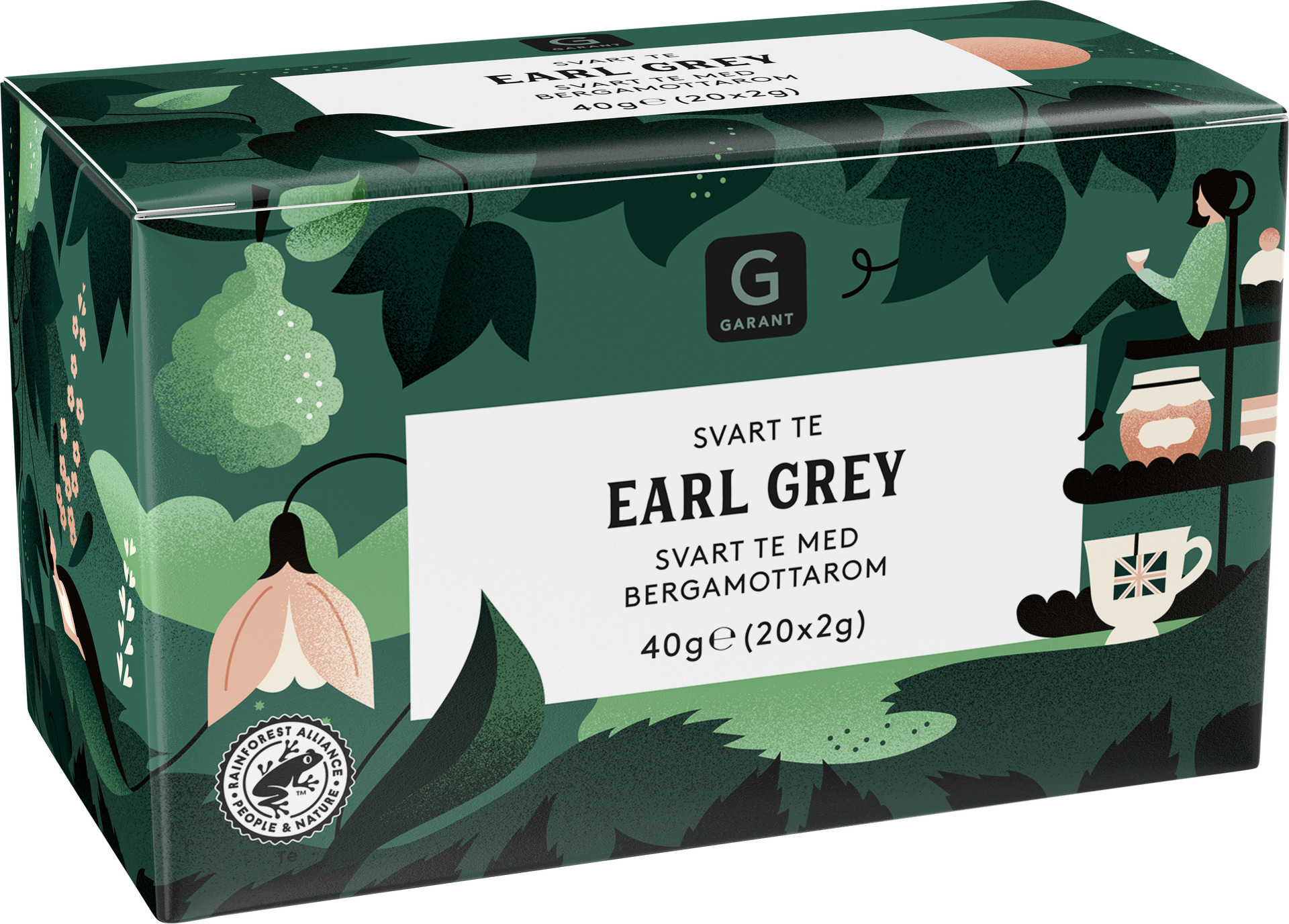 Svart Te Earl Grey 40 g