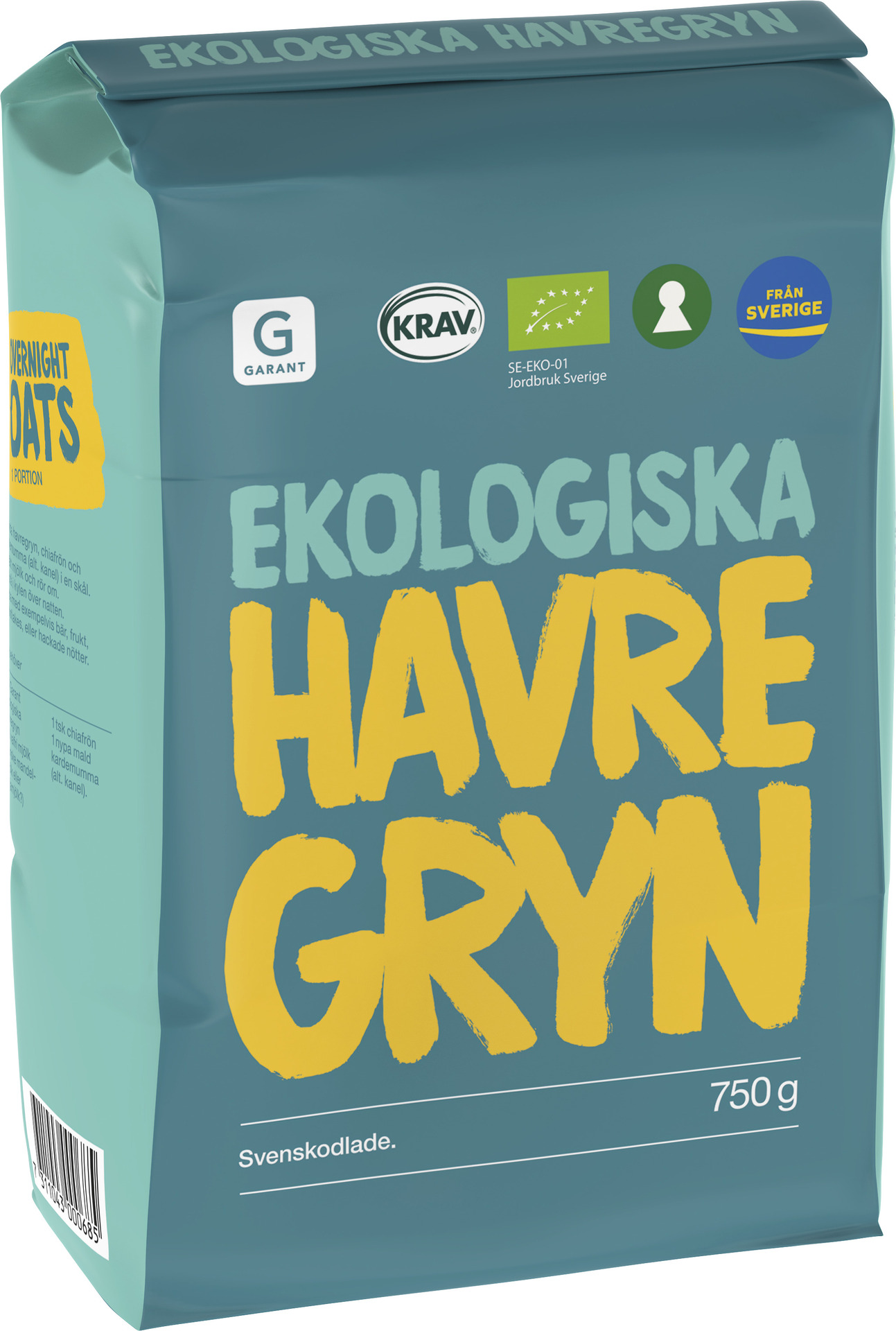 Ekologiska Havregryn 750g