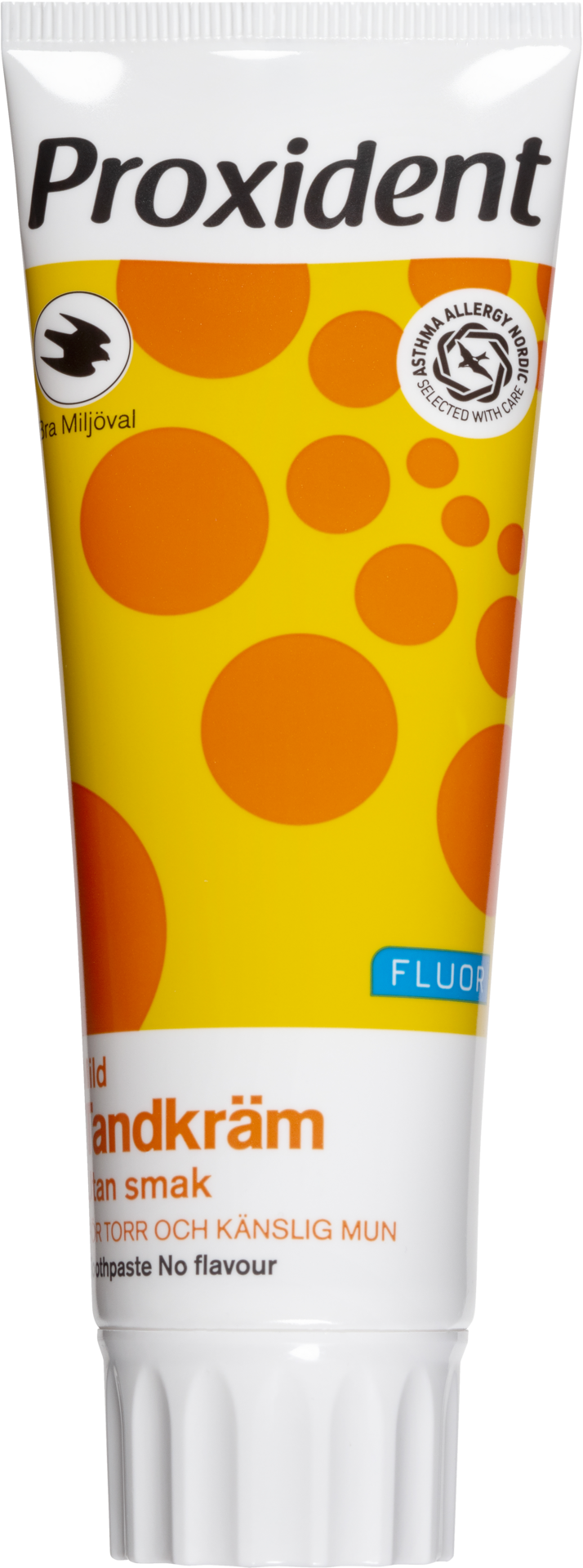 Tandkräm för torr mun utan smak 75 ml