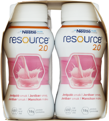 2.0 Jordgubb 4 x 200 ml