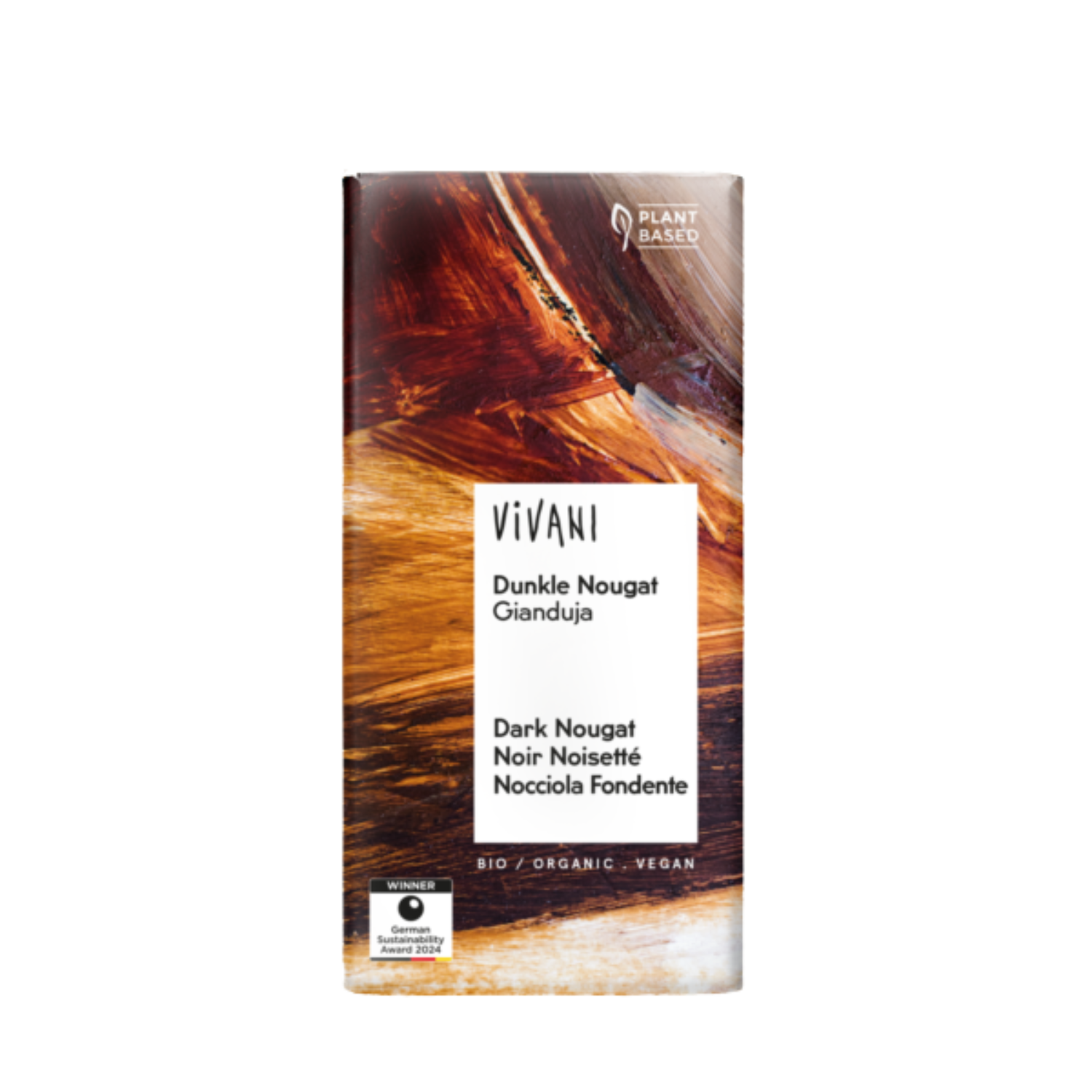 Vivani Mörk Choklad med Nougat Ekologisk - 100 g