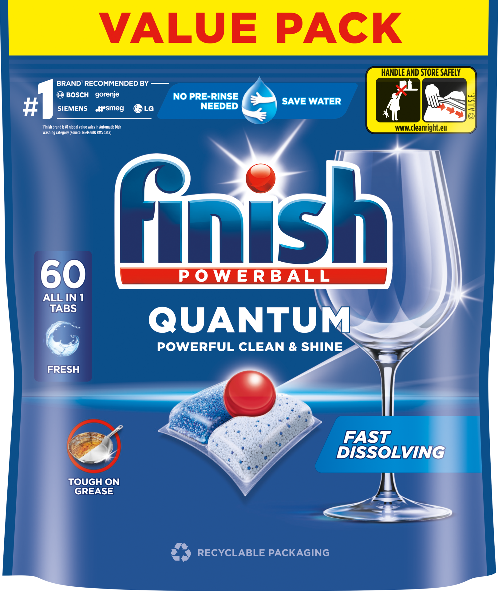 Quantum Maskindisktabletter 60 st