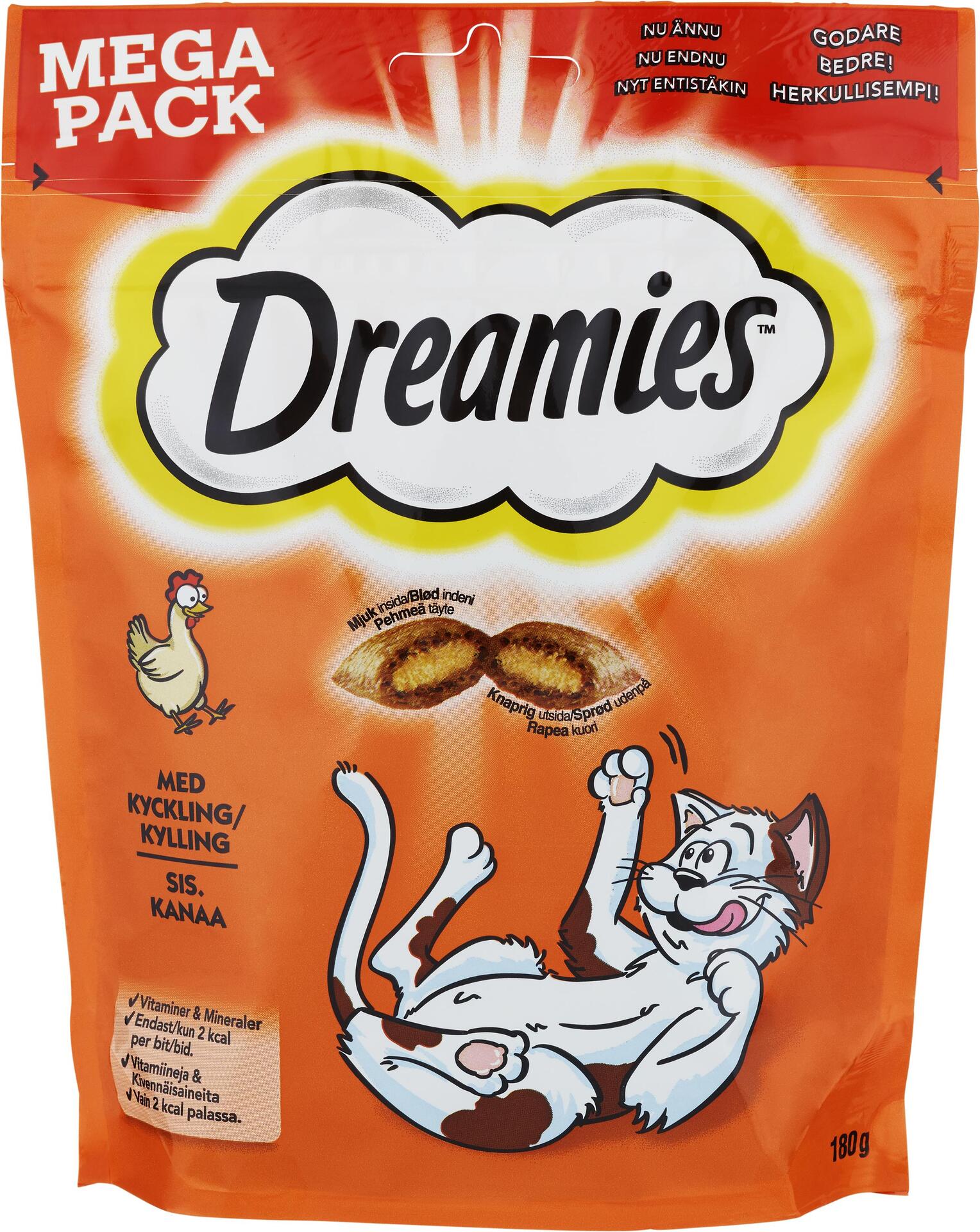 Kattgodis Megapack Kyckling 180 g