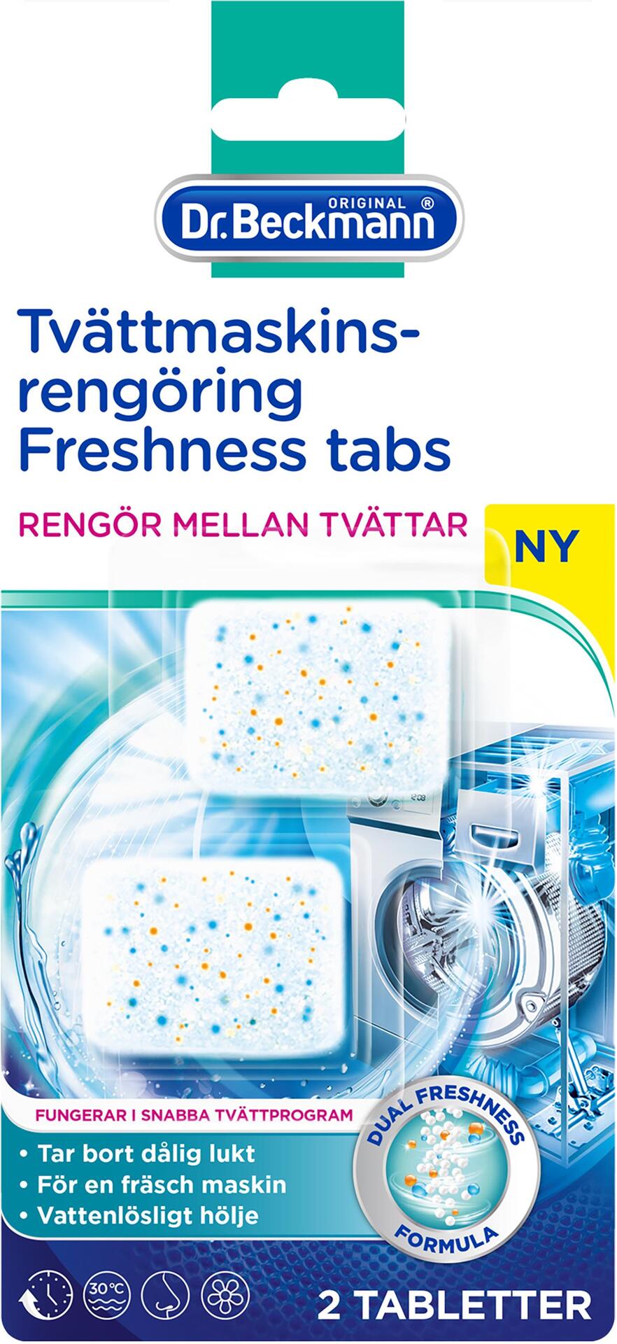 Tvättmaskinsrengöring 2 tabletter