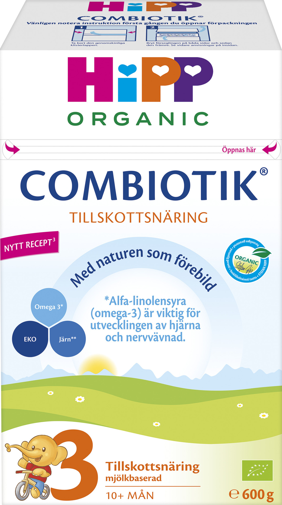 HiPP Combiotik 3 Tillskottsnäring Pulver 600 g