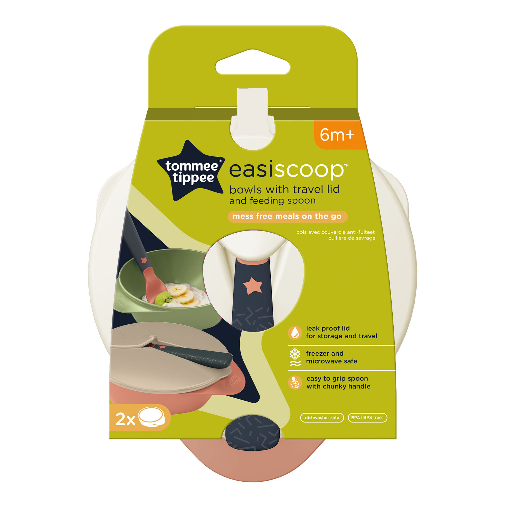 Easy Scoop Skål med Lock och Sked
