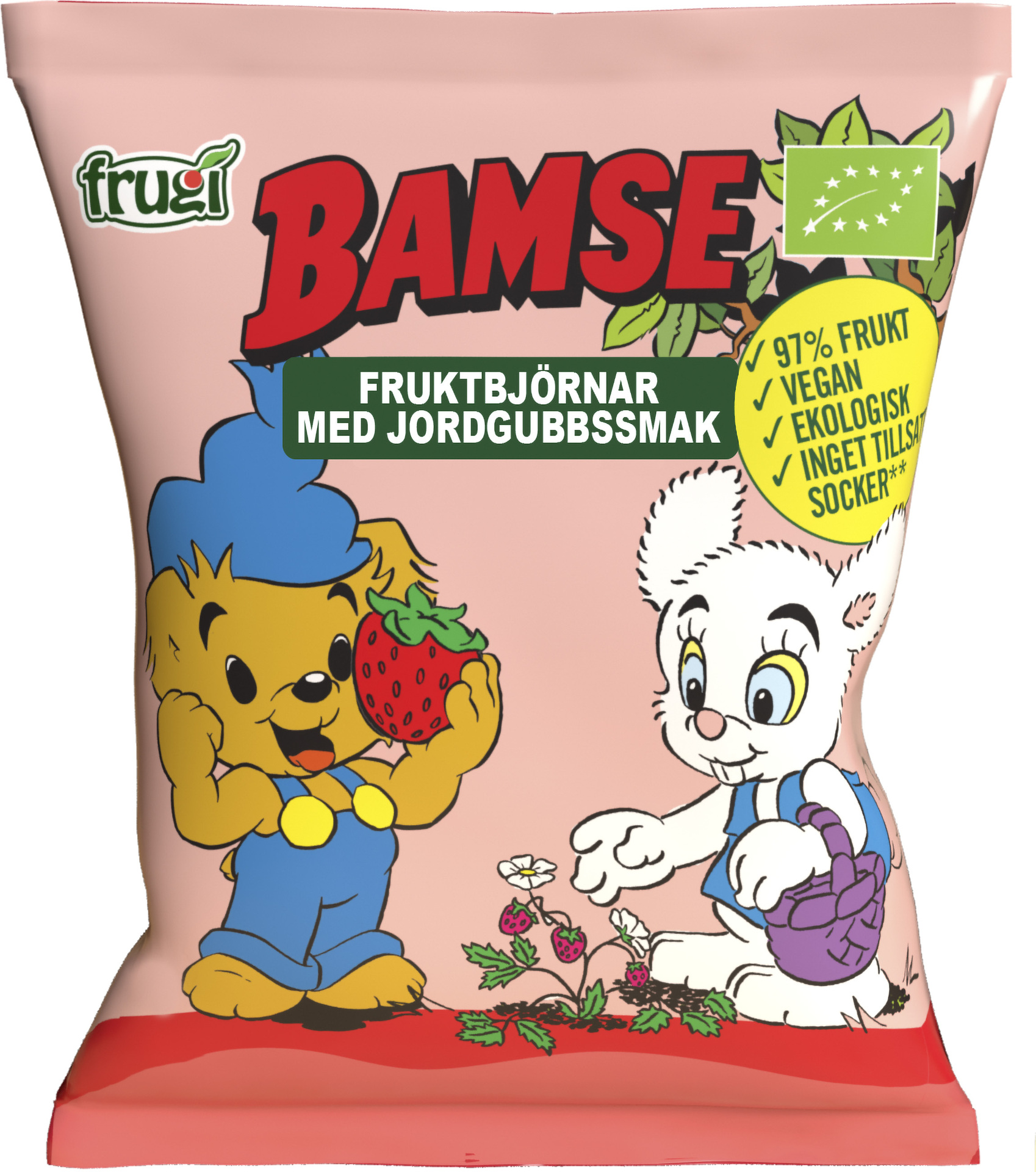 Fruktbjörnar Med Jordgubb Ekologisk 40 g