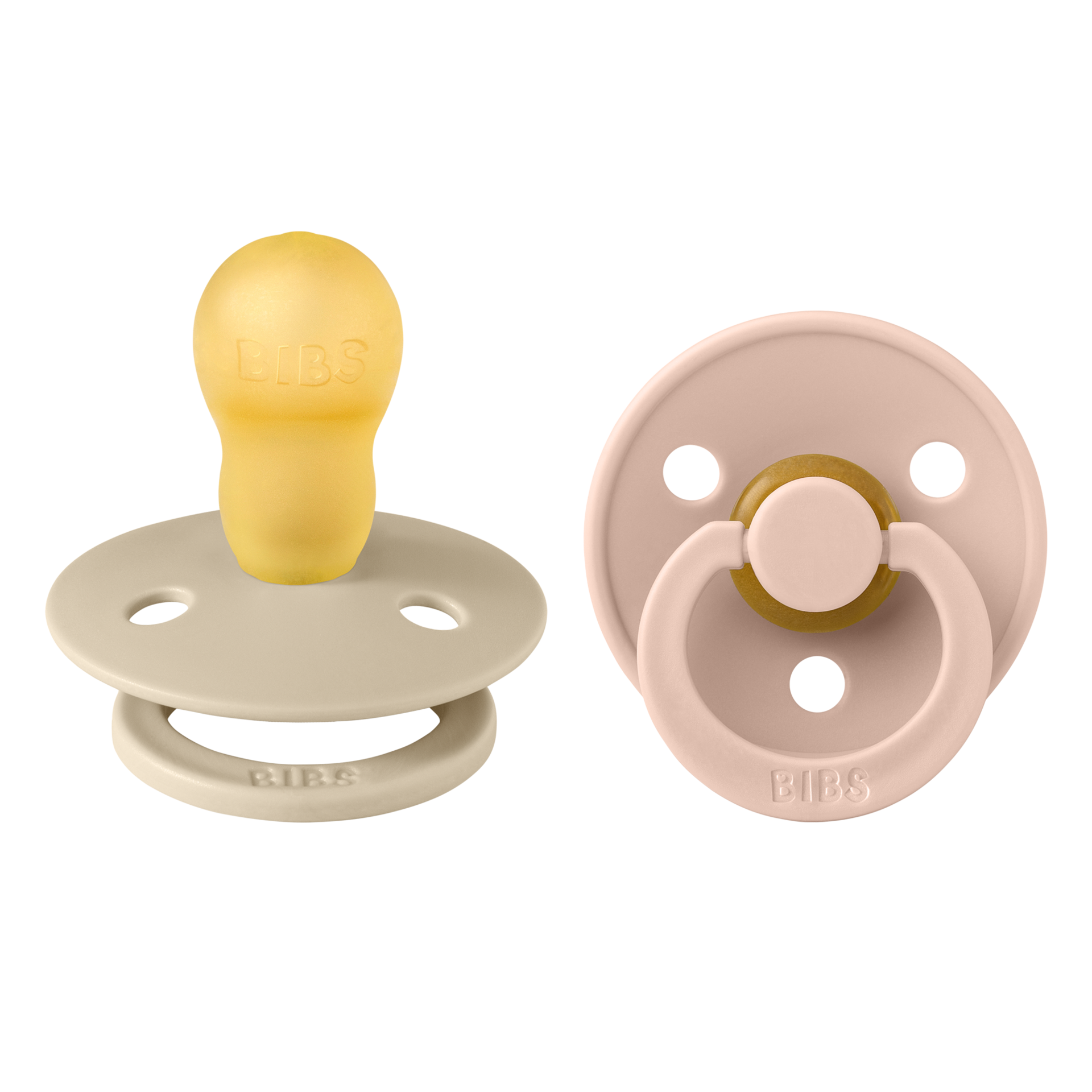 Pacifier Colour Latex 18+ månader Size 3 Vanilla/Blush 2 st