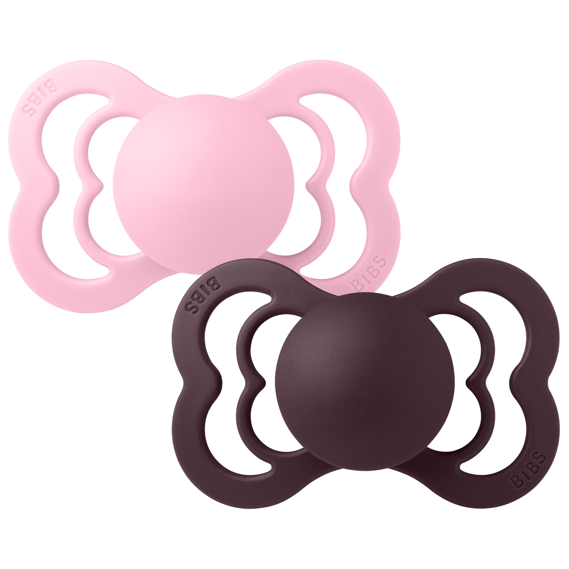 Supreme Silicone Size 2 Baby Pink/Plum 2-pack