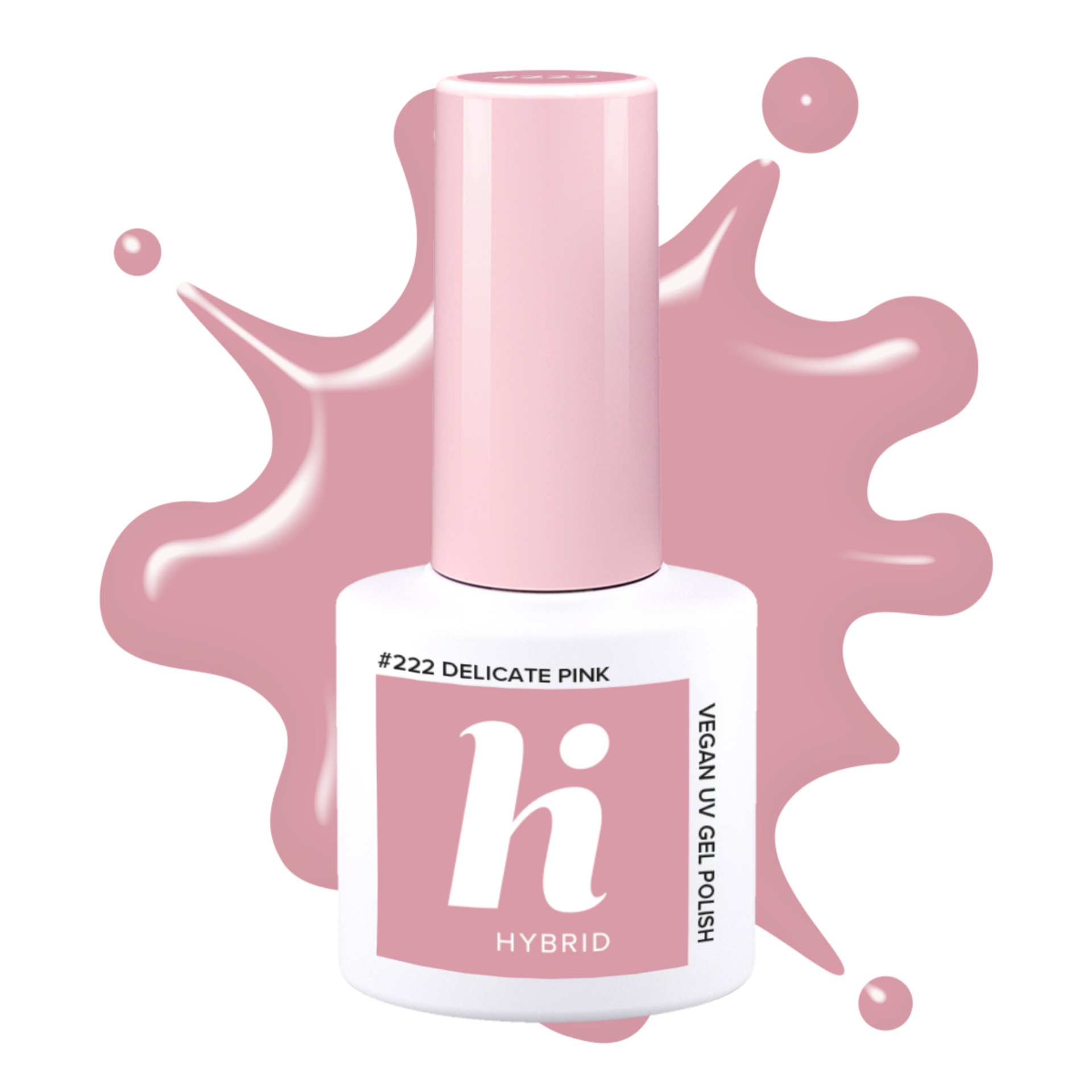 #222 UV Gel Polish Delicate Pink 5 ml