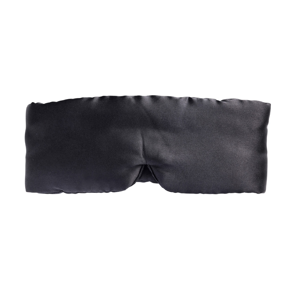 stor sovmask i satin svart