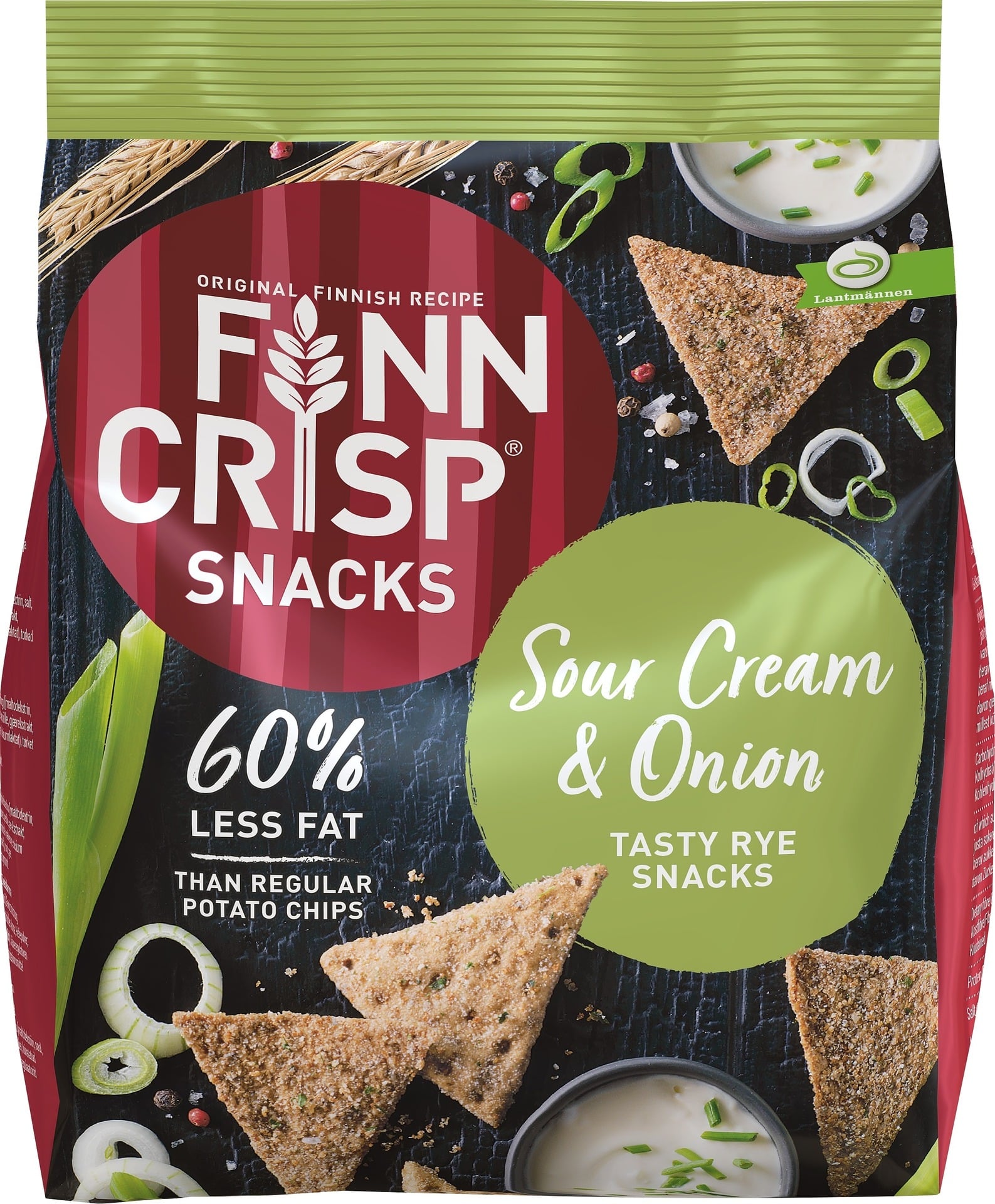 Rye Snacks Sour Cream & Onion 150 g