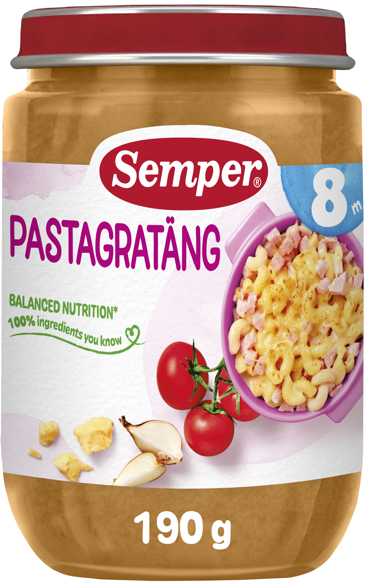 Pastagratäng Skinka & Ost 190g