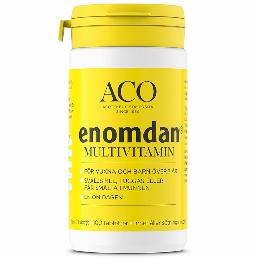 Enomdan 100 tuggtabletter