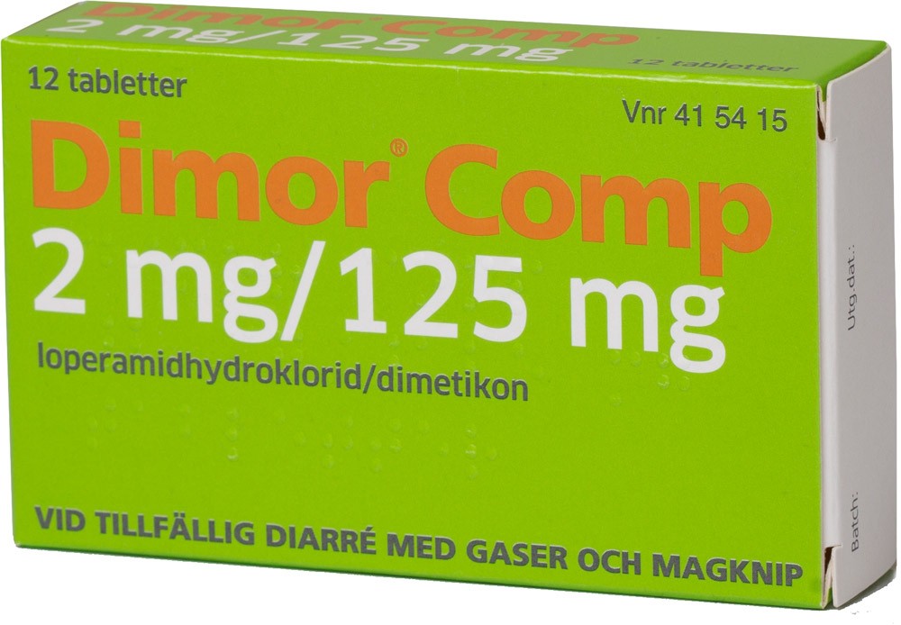 Dimor Comp, tablett 2 mg/125 mg 12 st