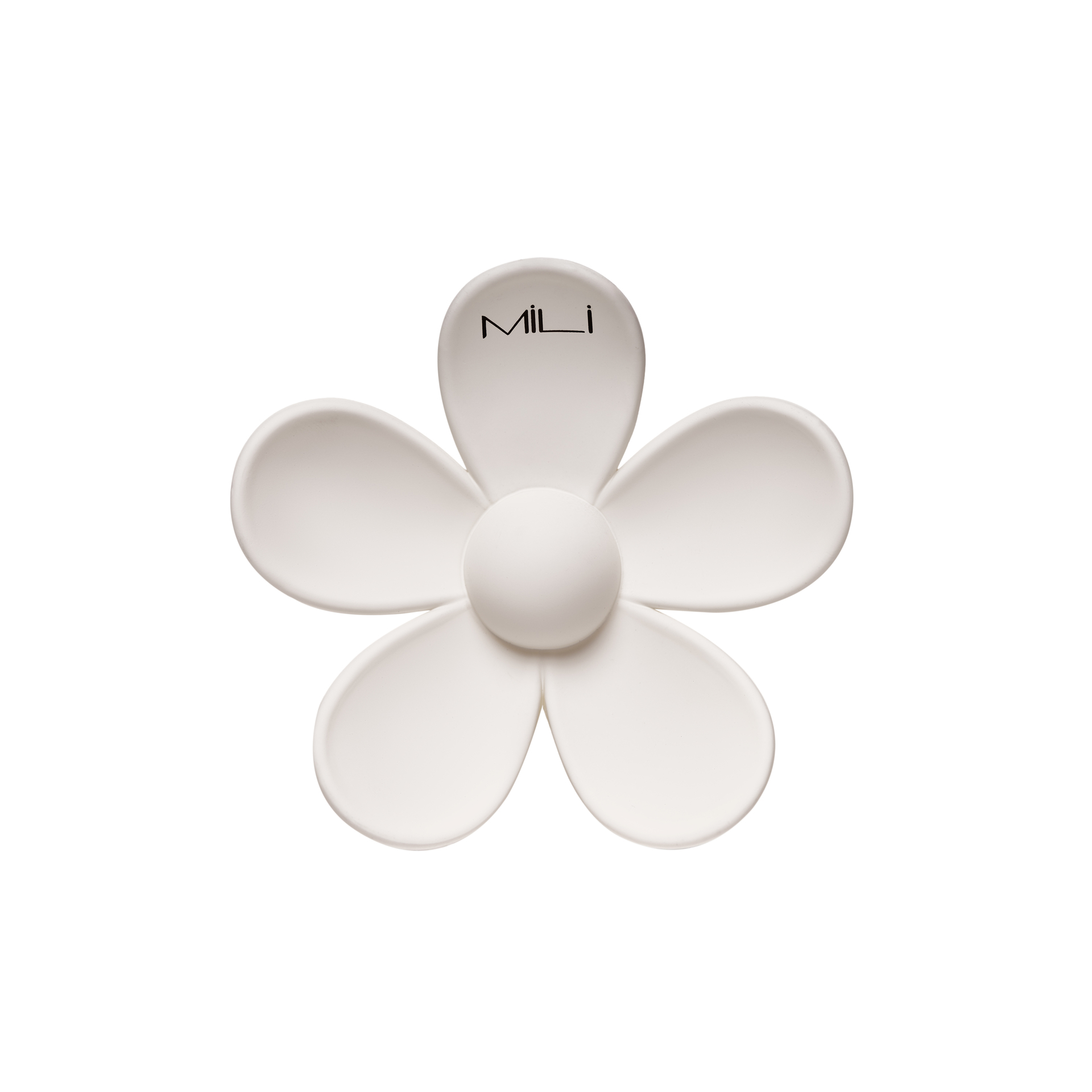 Hair Claw Flower White