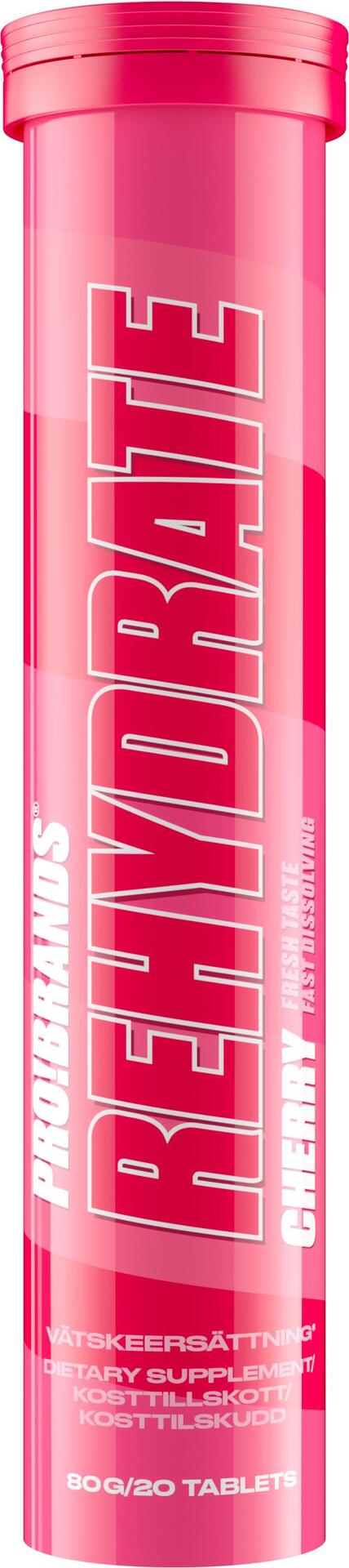 Rehydrate Effervescent Cherry 20 brustabletter