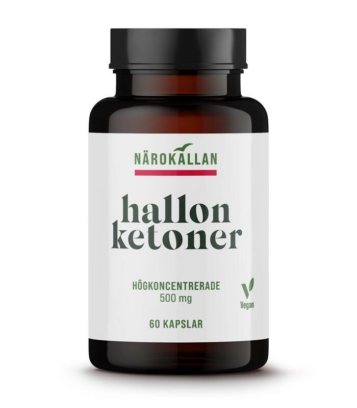 Hallonketoner 60 kapslar