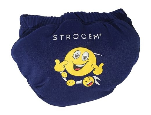 Nappy Smiley Racer Navy one size 3-24 mån