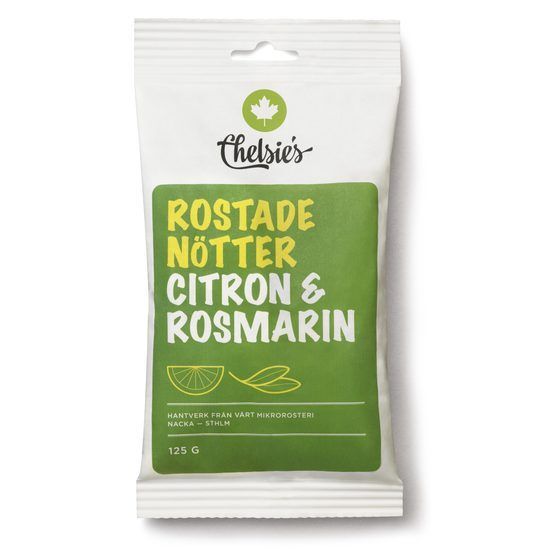 Rostade Nötter Citron & Rosmarin 125 g