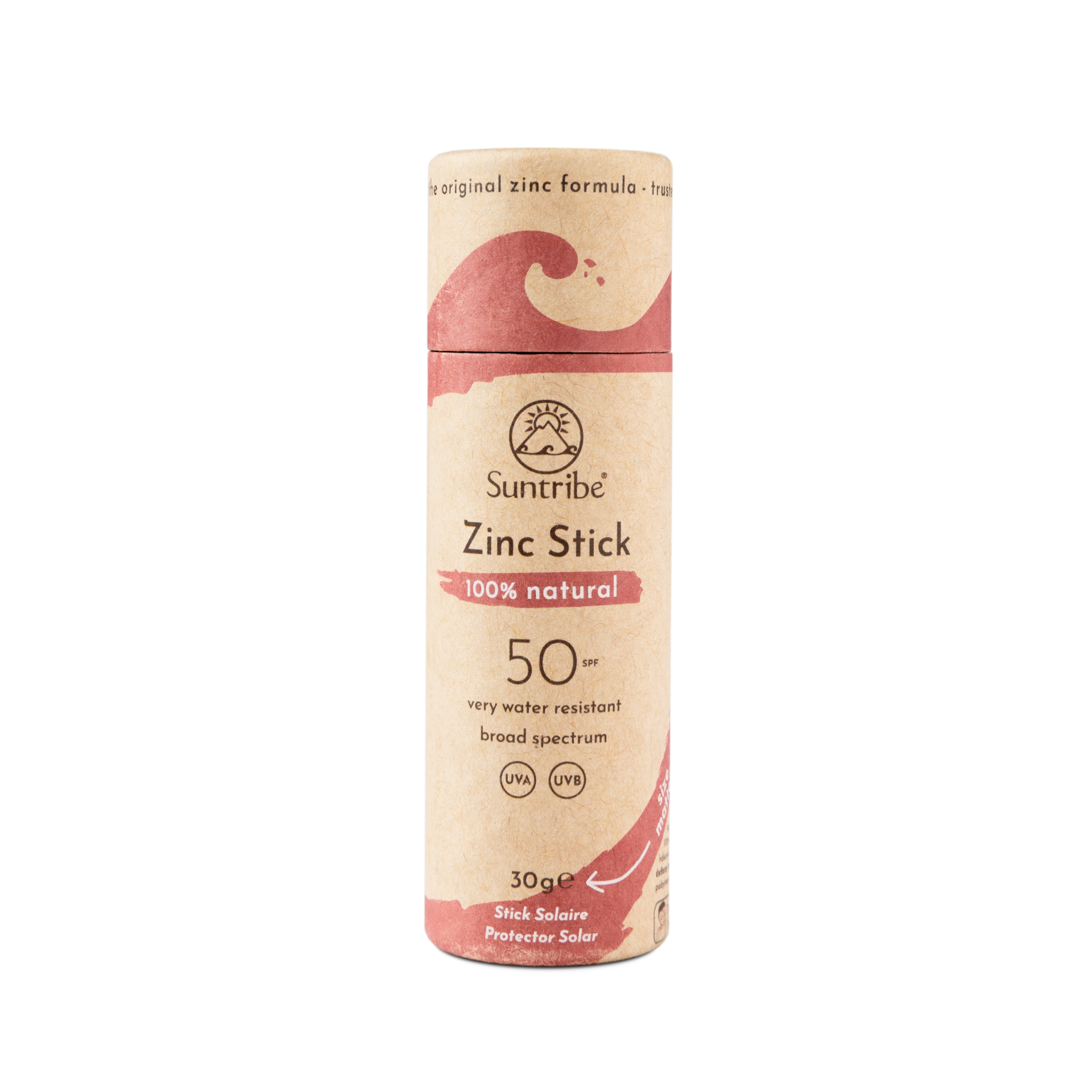 Natural Mineral Zinc Sun Stick SPF 50 Red