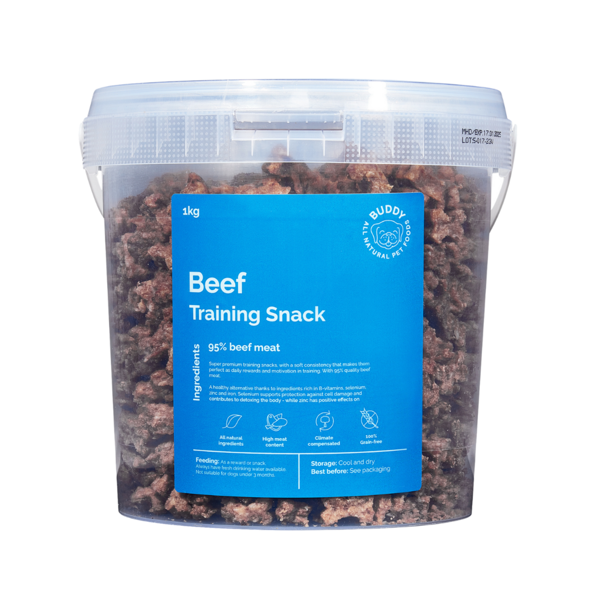 Buddy Pet Foods Training Snack Beef 1 kg