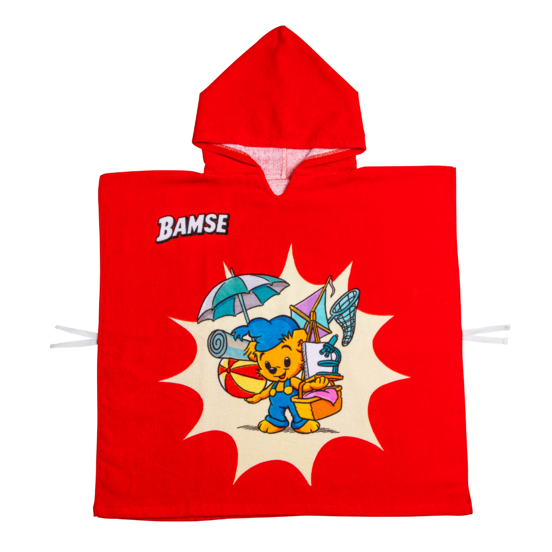 Bamse Badponcho Stranden