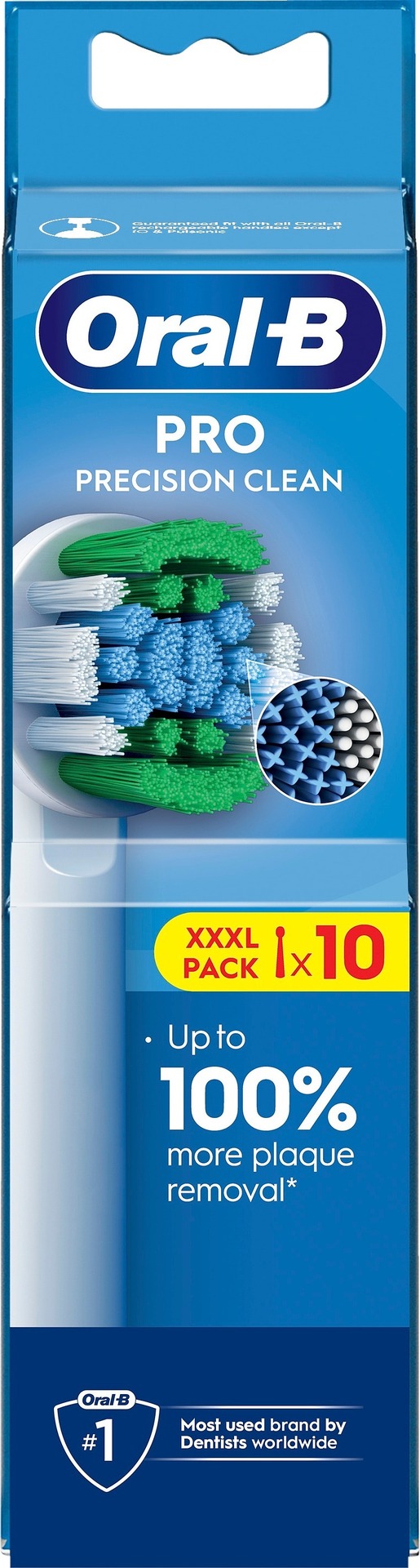 Precision Clean Borsthuvud 10 st