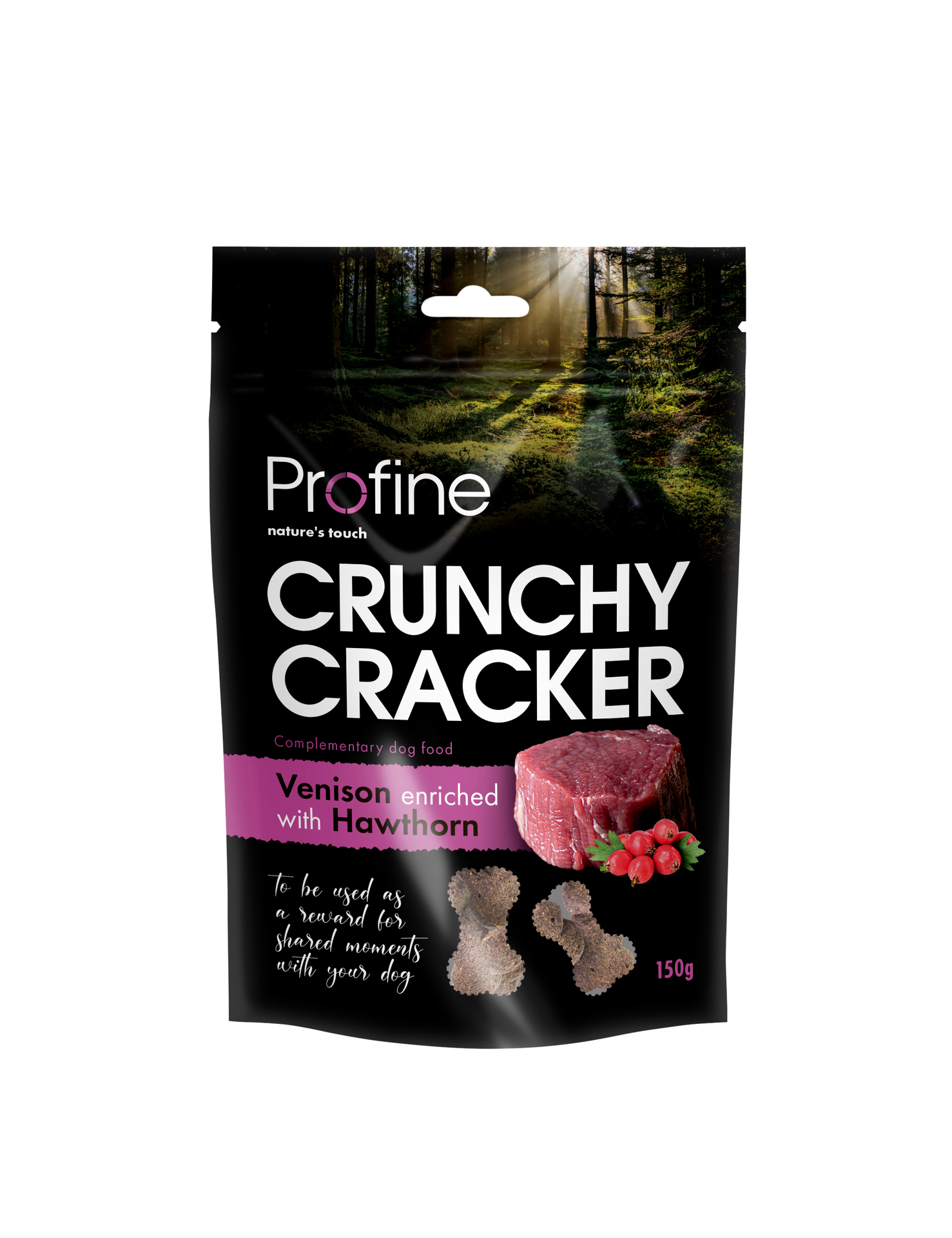 Dog Crunchy Venison Hawthorn 150 g
