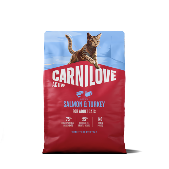 Active Cat Salmon & Turkey for Adult All Breeds 2 kg