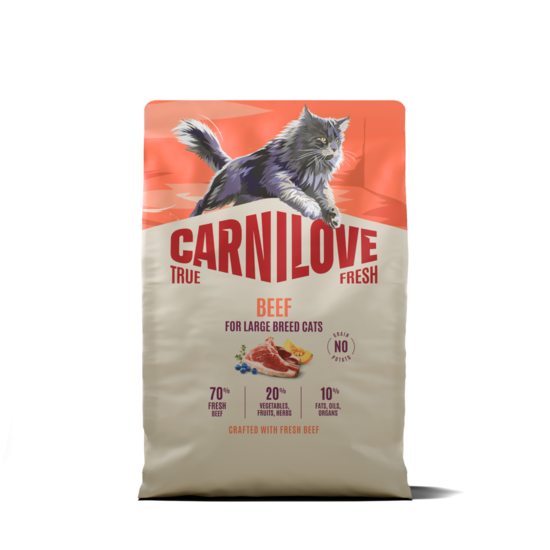 True Fresh Cat Beef for Adult Large Breeds 2 kg