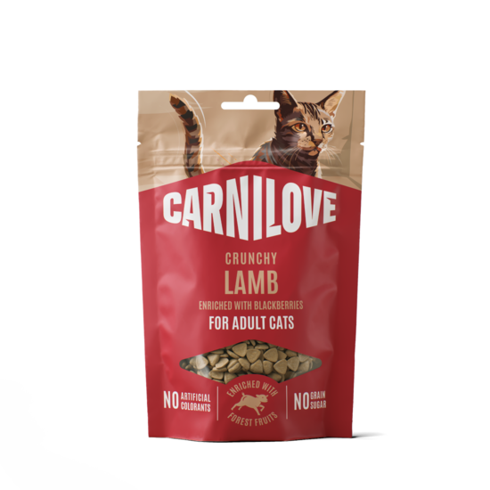 Cat Crunchy Snack Lamb enriched with Blackberries 50 g