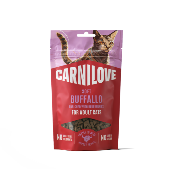 Cat Soft Snack Buffalo enriched with Blueberries 50 g
