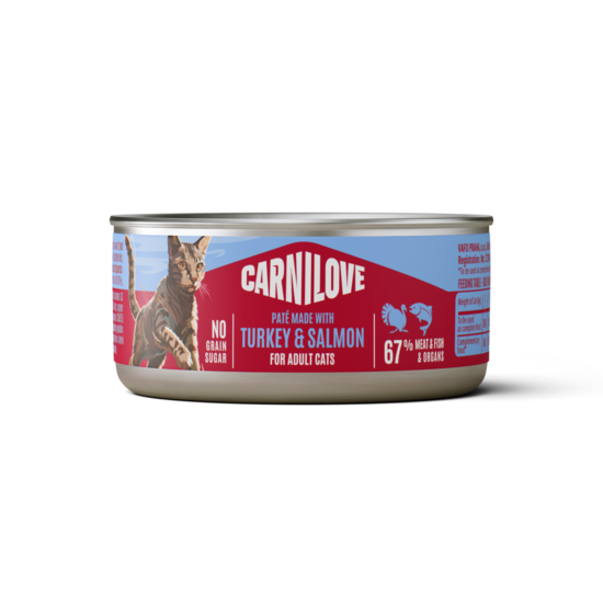 Cat Can Paté Turkey & Salmon 100 g