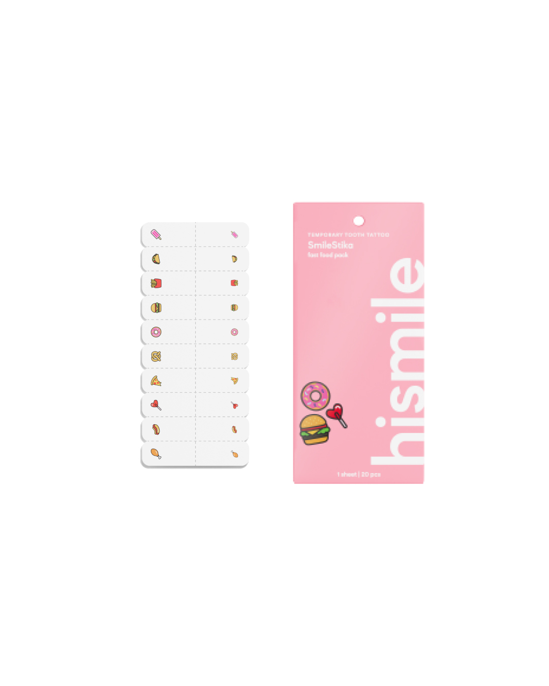 - SmileStika Fast Food Pack - 20 pcs