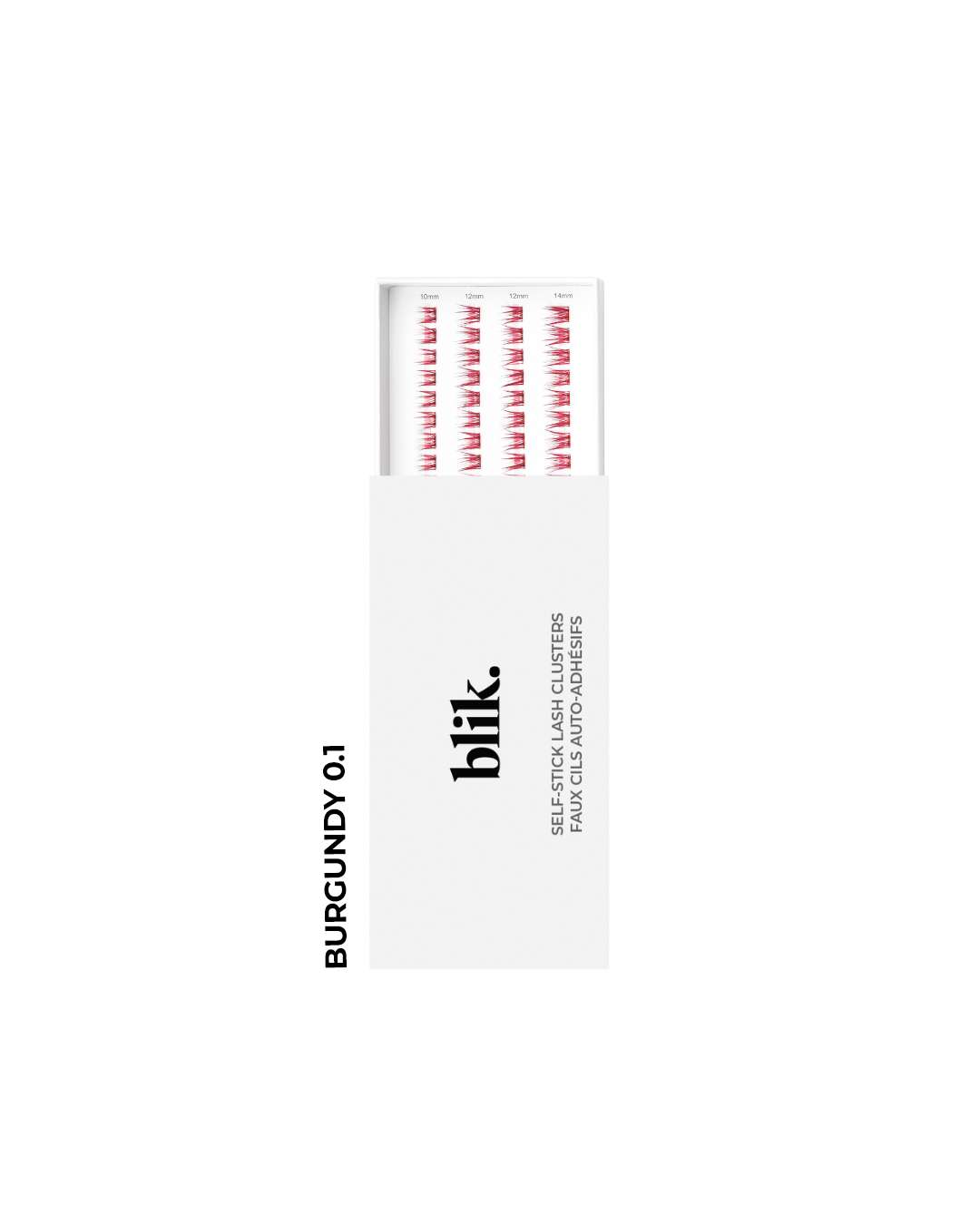 Blik Self-Stick Lash Clusters Burgundy 0.1