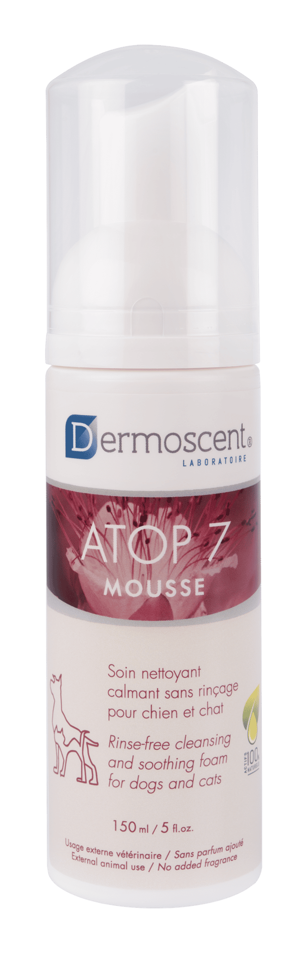Dermoscent ATOP 7® Mousse för hundar & katter 150 ml