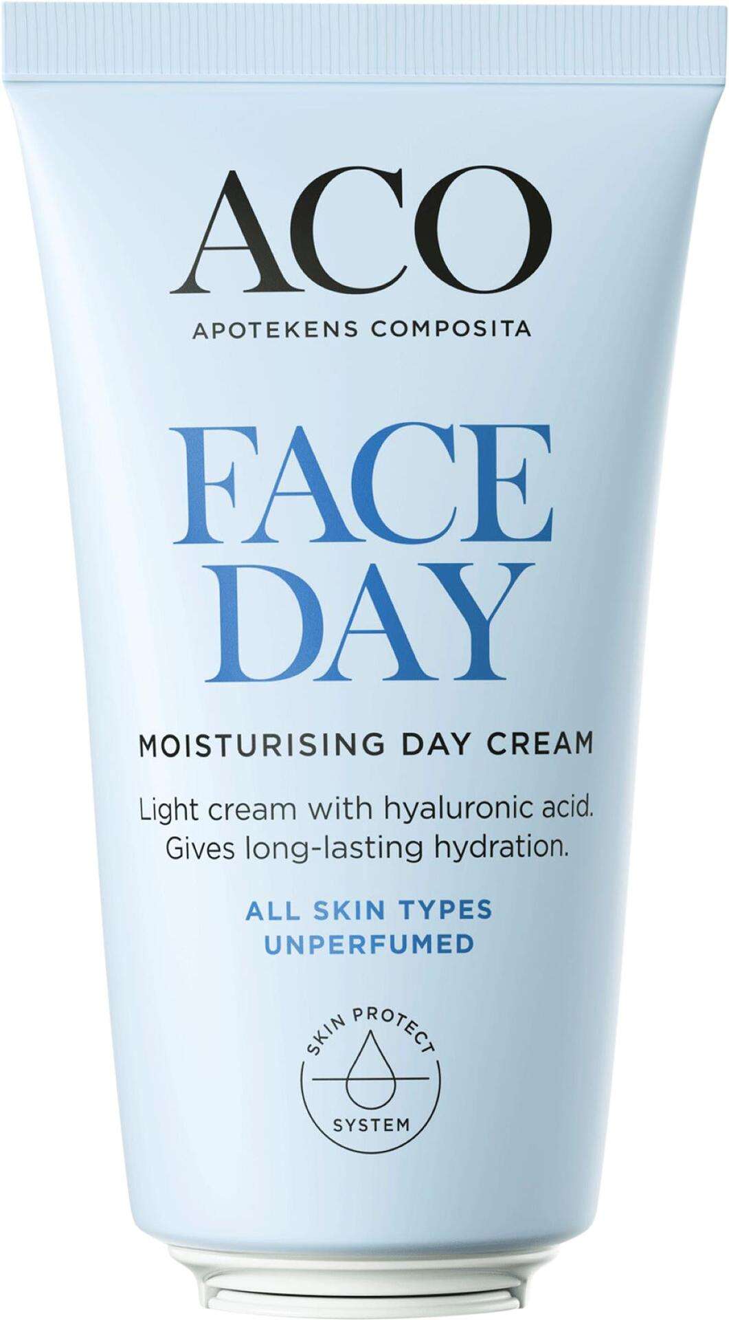 ACO Face Moisturising Day Cream Oparfymerad Dagkräm 50 ml