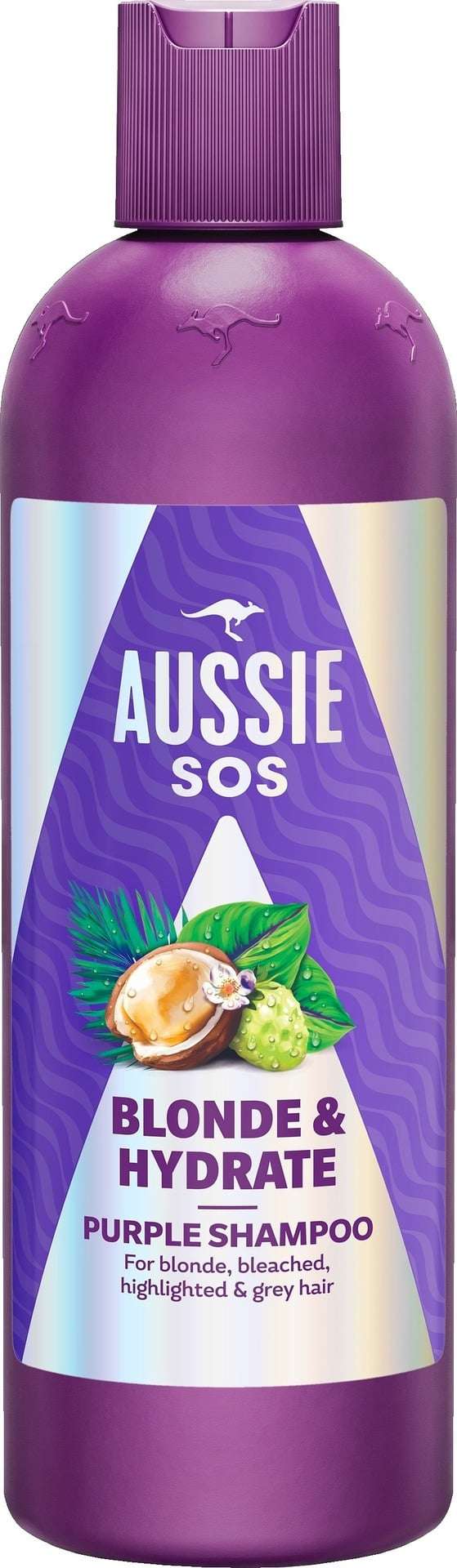 Aussie SOS Blonde & Hydrate Purple Schampo 300ml