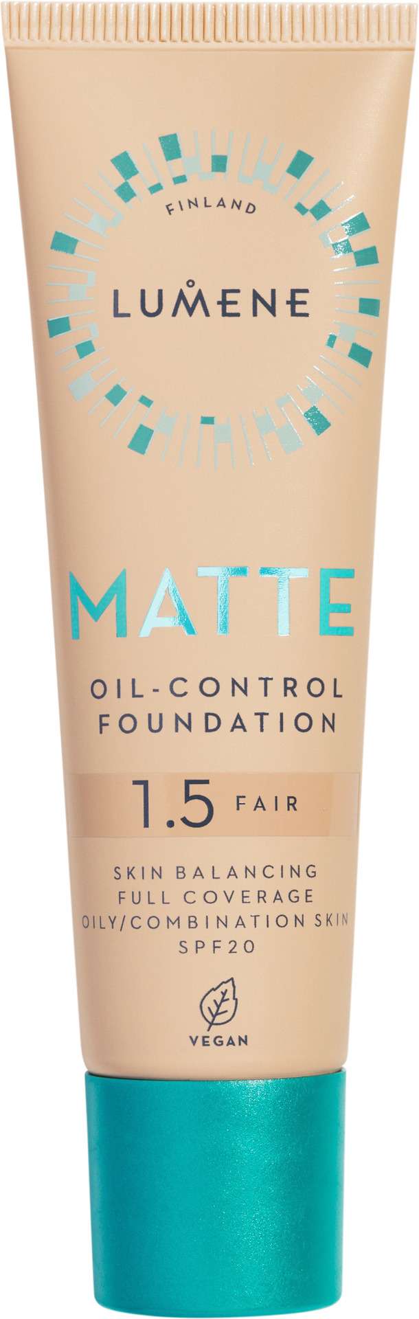 Köp Lumene Matte Oil-Control Foundation SPF20 2 Medium 30 ml | Apohem