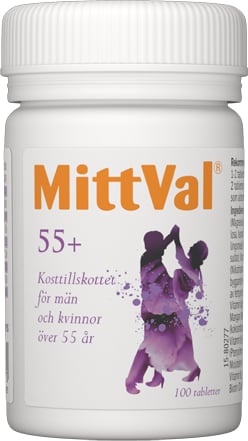 Köp MittVal 55+ 100 tabletter | Apohem