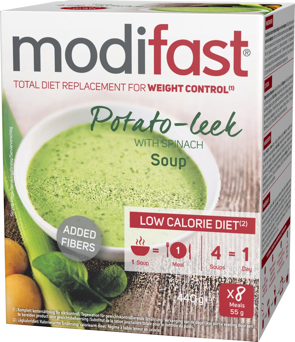 Köp Modifast LCD Potatoe Leek Soup 8 x 55 g | Apohem