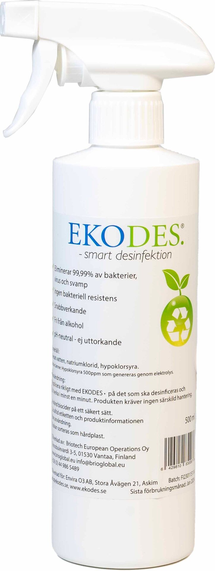 Ekodes Smart Desinfektion 500 ml