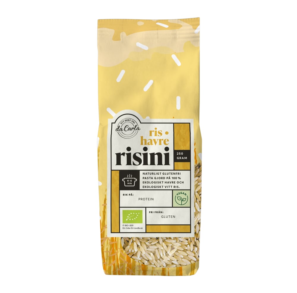 Köp da Carla Risini Vitt Ris & Havre 250 g | Apohem