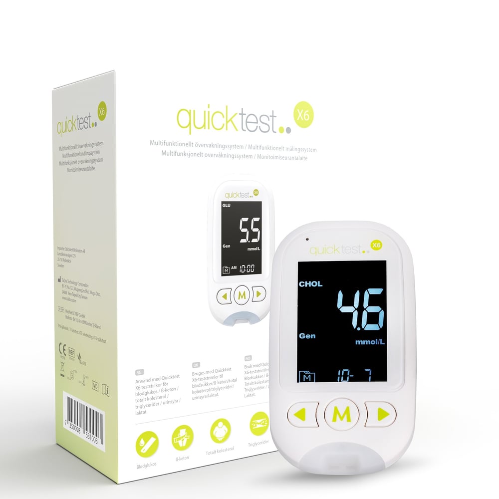 Köp Quicktest Multitest X6 Enhet 1 st | Apohem