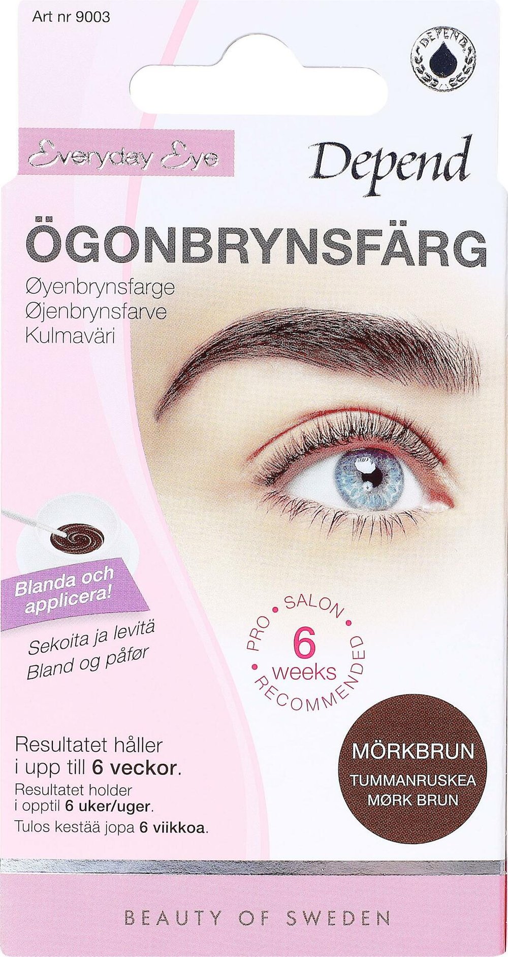 Köp Depend Ögonbrynsfärg Mörkbrun | Apohem