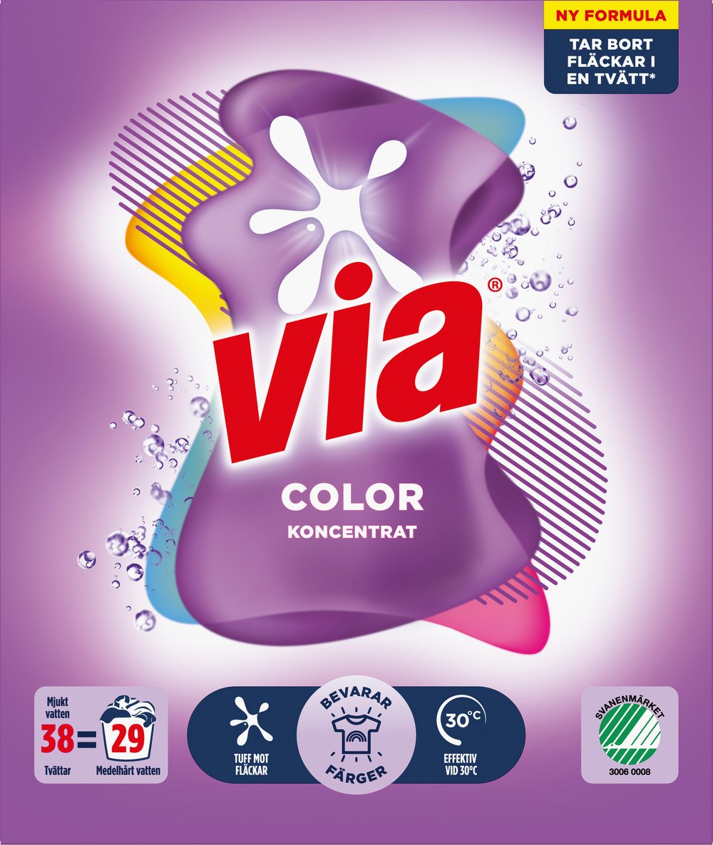 Köp Via Color Tvättmedel 1520 g 38 tvättar | Apohem
