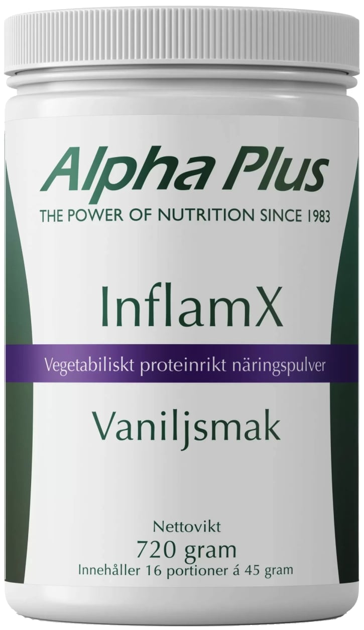 Köp Alpha Plus InflamX Vaniljsmak 720 g | Apohem