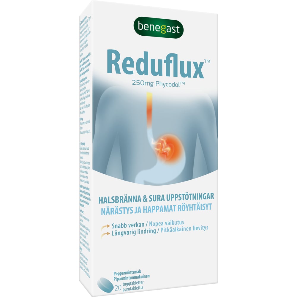 Köp Benegast Reduflux Peppermint Mot Sura Uppstötningar 20 t | Apohem